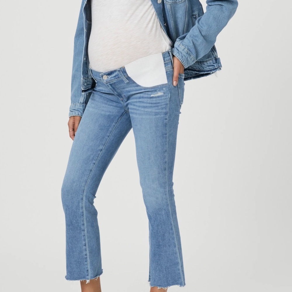 Paige Colette Crop Flare Maternity